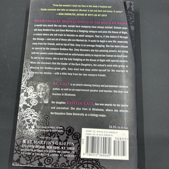 House Of Night PC Cast & Kristin Cast Books 1-4 - Picture 3 of 9